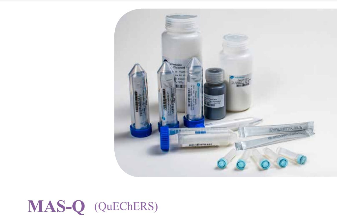 Agela MS-PP1550 Cleanert  QueChers MAS-Q, 15 ml (50 adet/paket) 1200 mg MgSO4 400mg PSA 400 mg PC