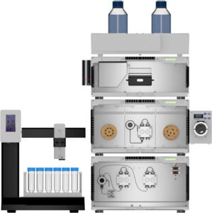 Knauer FPLC / BioLC for Protein Purification - Gradient  up to 50ml/Min Automated 2 Step